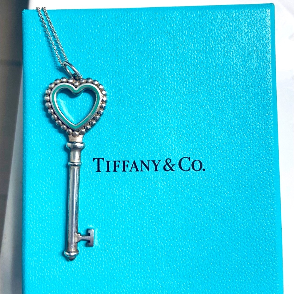 Tiffany & Co Heart Key Necklace